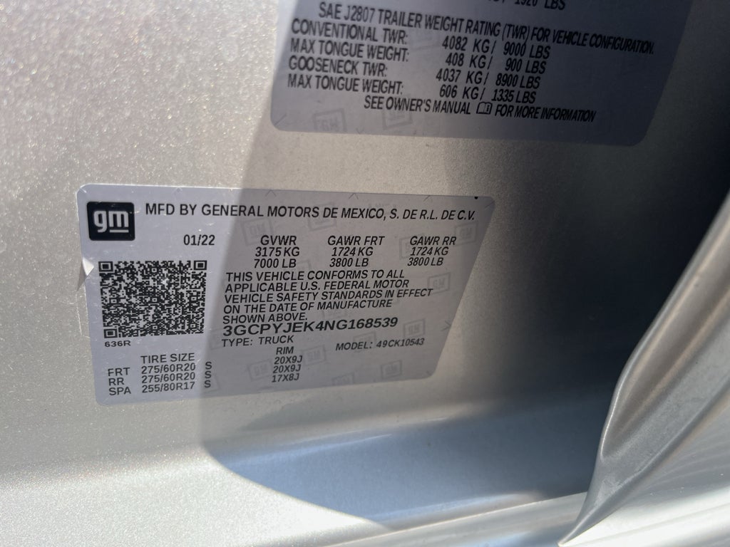 2022 Chevrolet Silverado 1500 LTD LT (2FL)